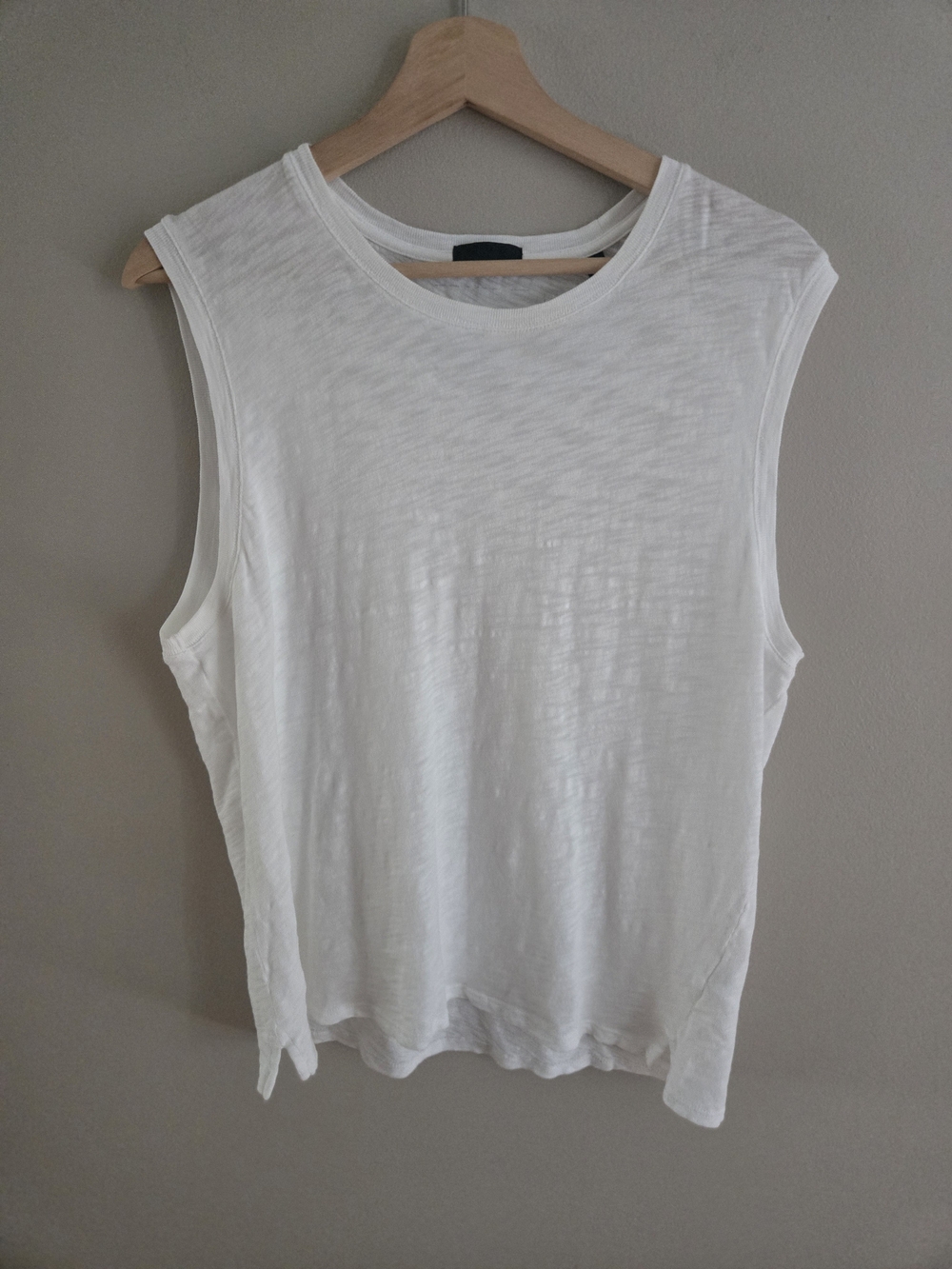ATM Anthony Thomas Melillo sleeveless “Schoolboy” tank/tee Peru